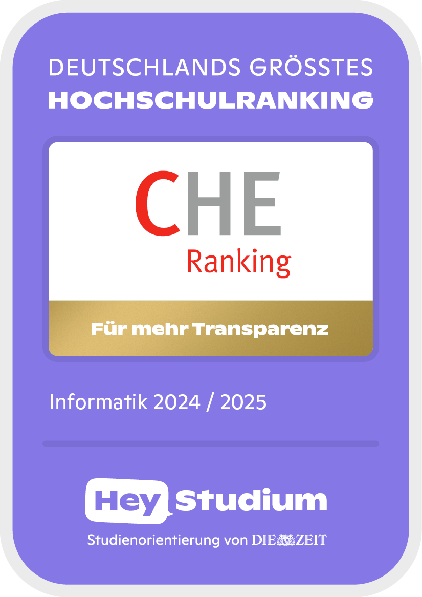 Siegel CHE Hochschulranking Informatik