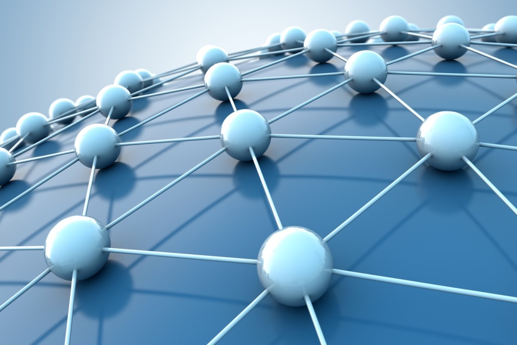 Abbildung von einem stylisierten Netzwerk