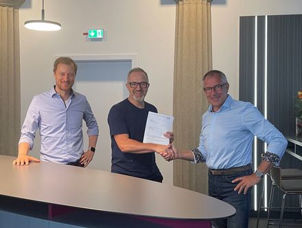 Rektor, Prorektor und Vorsitzender des VdF der Hochschule Esslingen