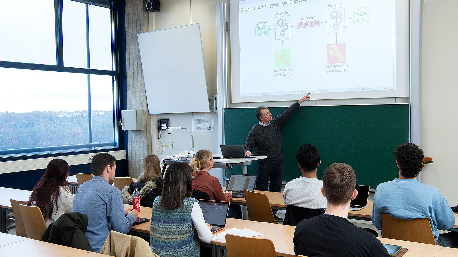 What is behind IT Security? In the lectures, students receive a sound fundamental education.