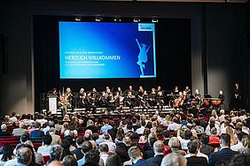 Musikensemble bei der Graduiertenfeier der Hochschule Esslingen