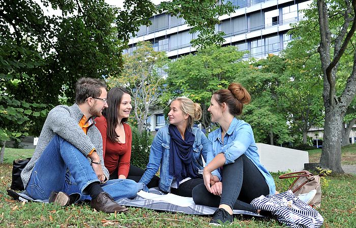 Studierende am Campus Flandernstraße Hochschule Esslingen