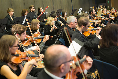 Hochschulorchester beim Konzert