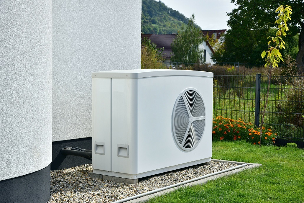 Wärmepumpe, Klimaanlage, Luftwärmepumpe für Heizung und Warmw