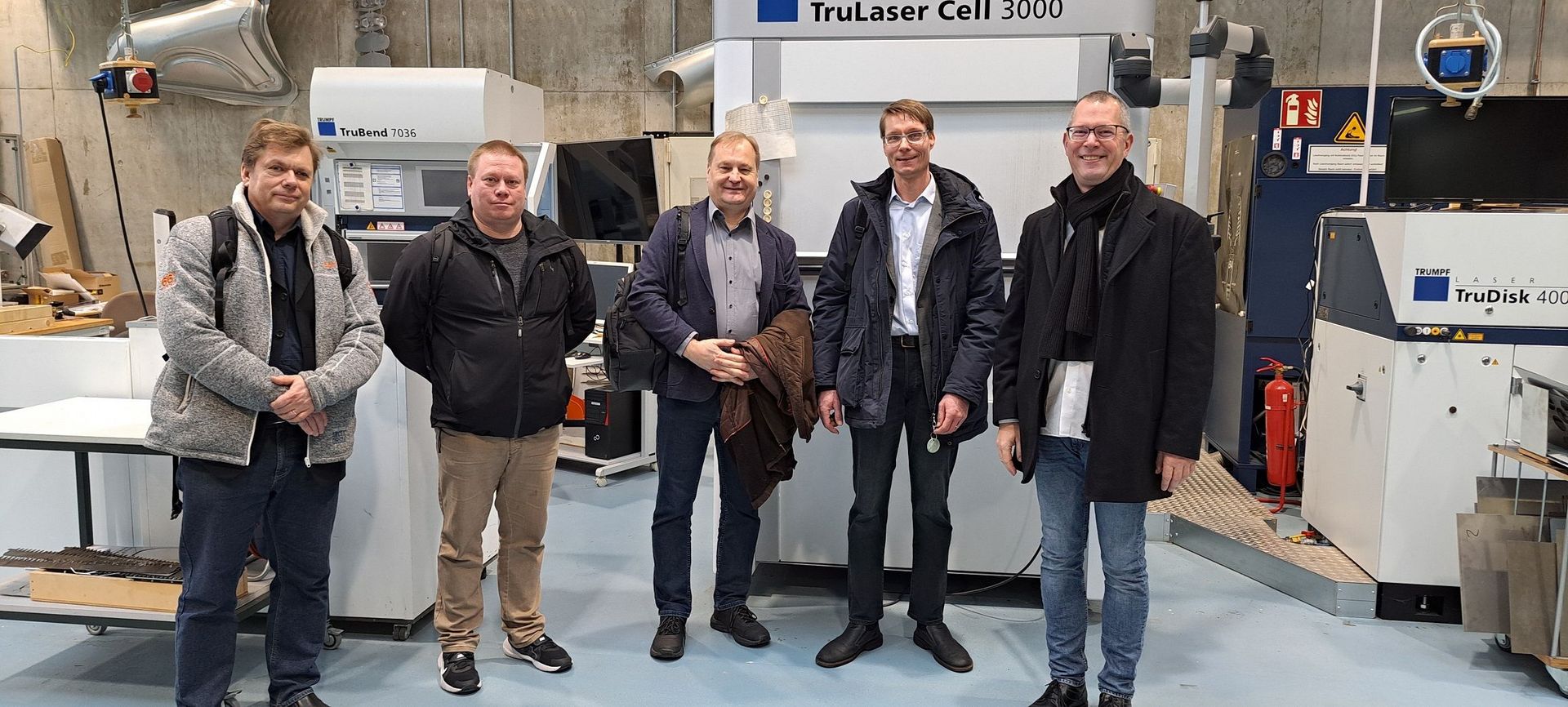 Gäste aus Finnland in der Fakultät Maschinen und Systeme