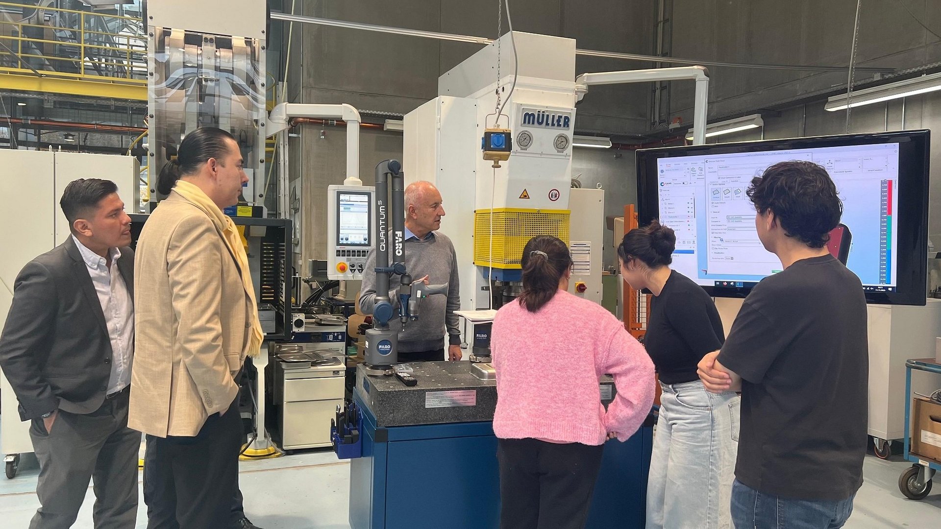 Mexikanische Gäste im Labor