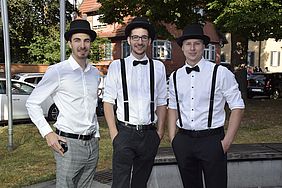 Drei Absolventen der Hochschule Esslingen