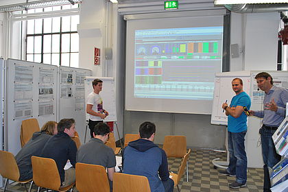 Laboratory exercise in the Lab Automotive Powertrain, Photo Lab Automotive Powertrain