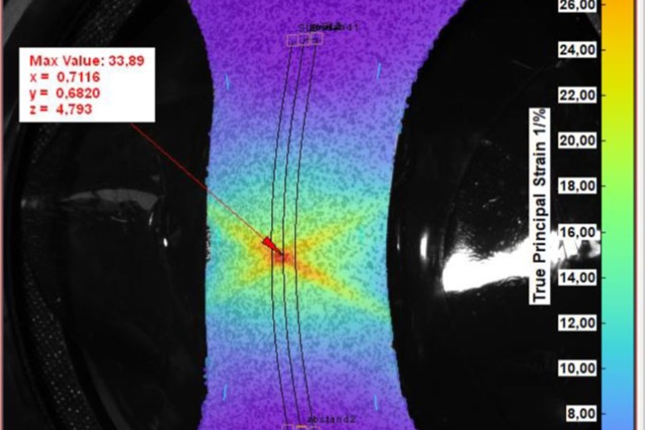 Digital Strain Measurement  using the LIMESS system