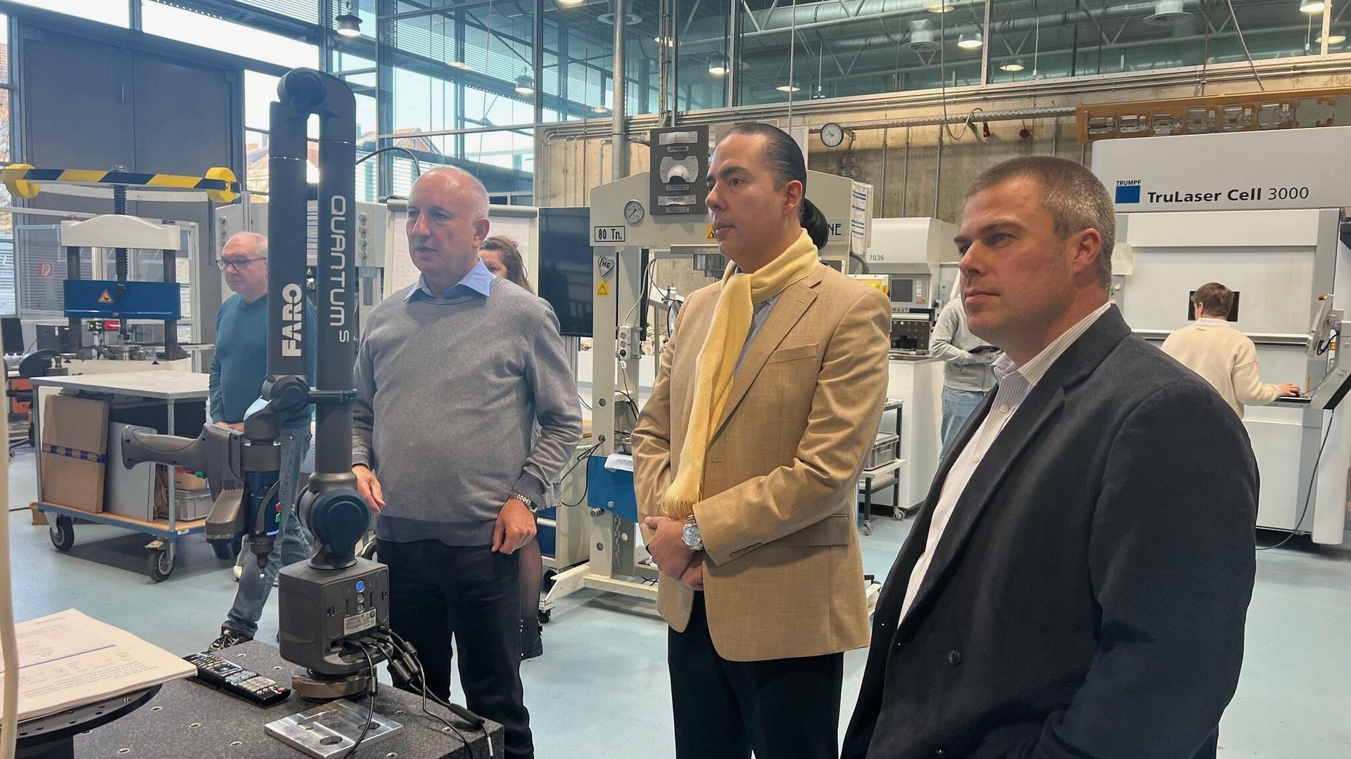 Mexikanischer Besuch im Labor