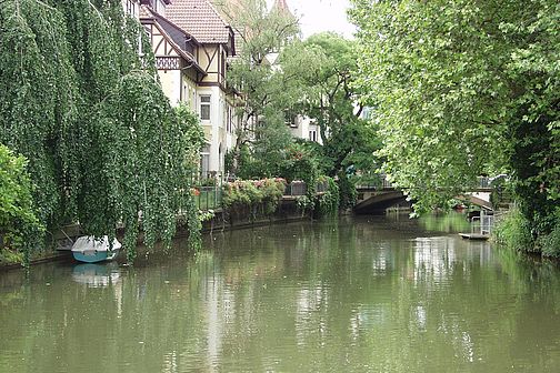 Neckar in Esslingen