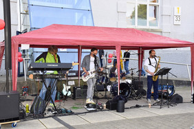 Musikband auf dem Campus