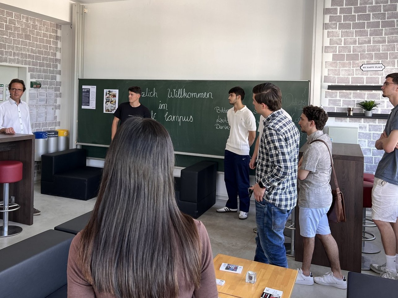 Besuch des Cafe Campus