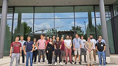 Studierende der Technischen Informatik an der Hochschule Esslingen bei der Exkursion