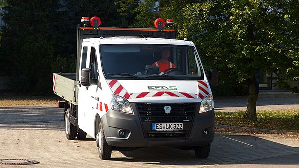 Transporter der Straßenmeisterei