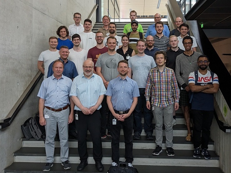 Gruppe von Studierenden der Schweißgruppe an der Hochschule Esslingen