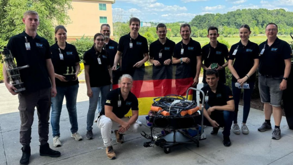 Gruppenfoto der Ustall-Team in den USA