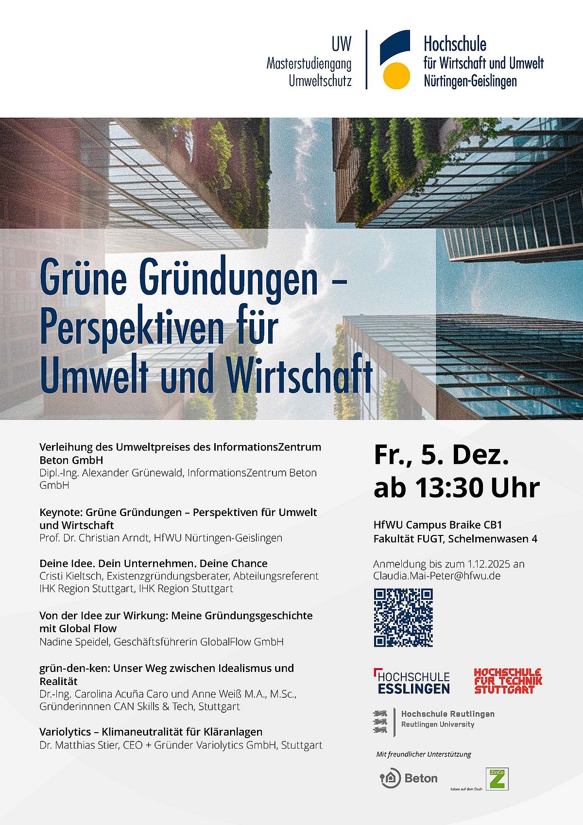 Informationen über das Programm des Umwelttages 2025