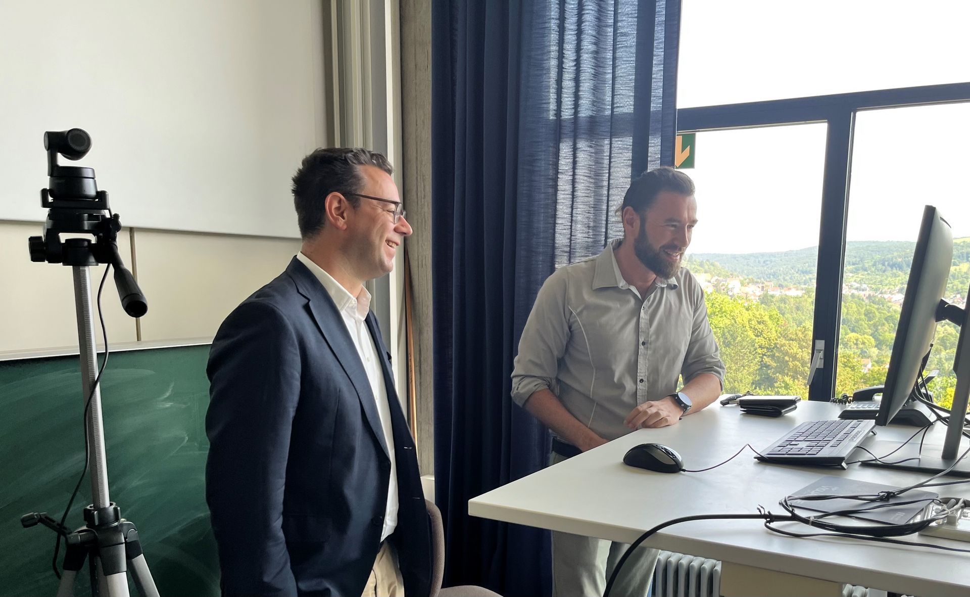 Dr. Schäfer (MdB) und Prof. Dr. Morgenroth