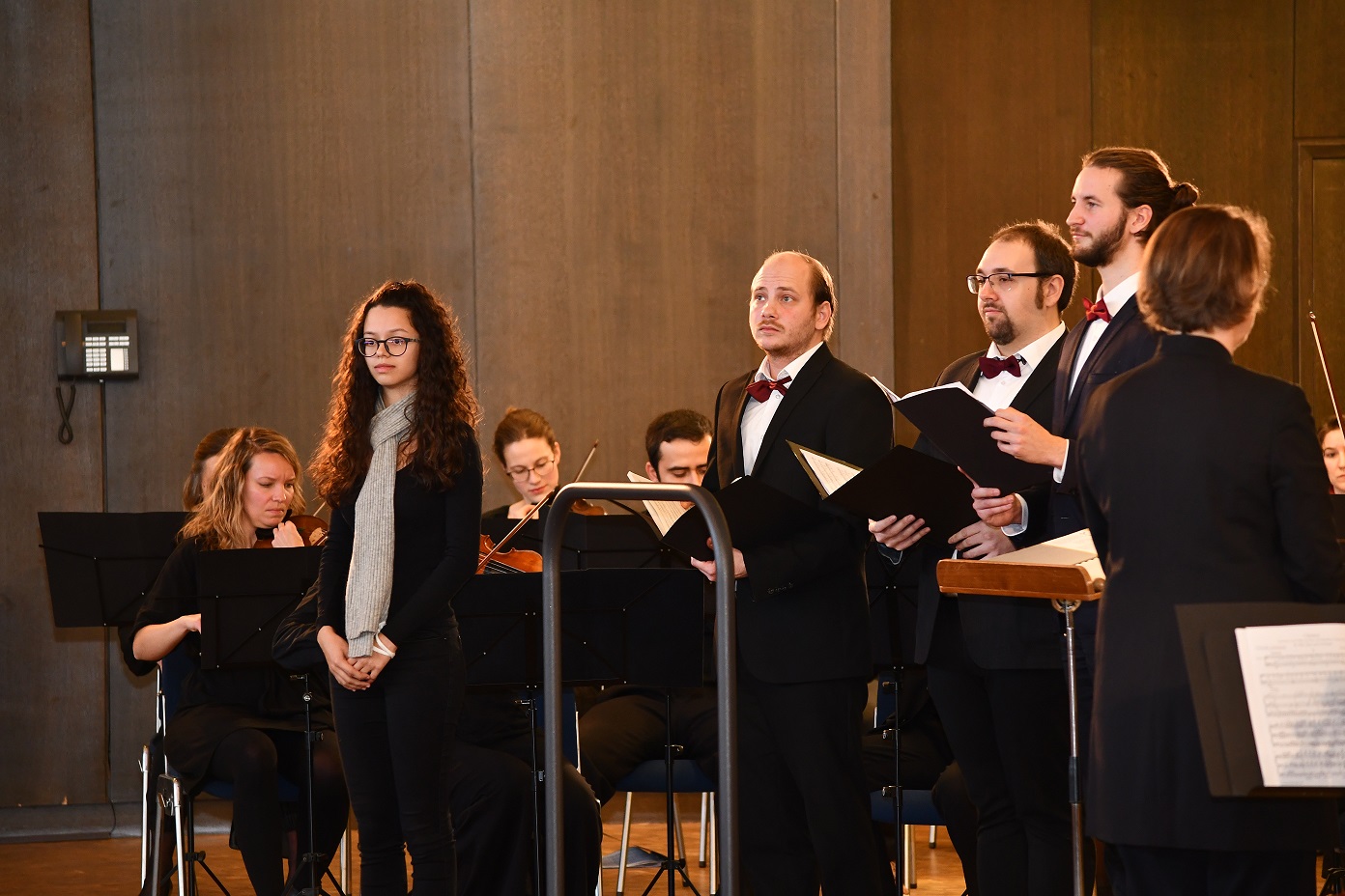 Solistinnen und Solisten beim Konzert der Hochschule Esslingen