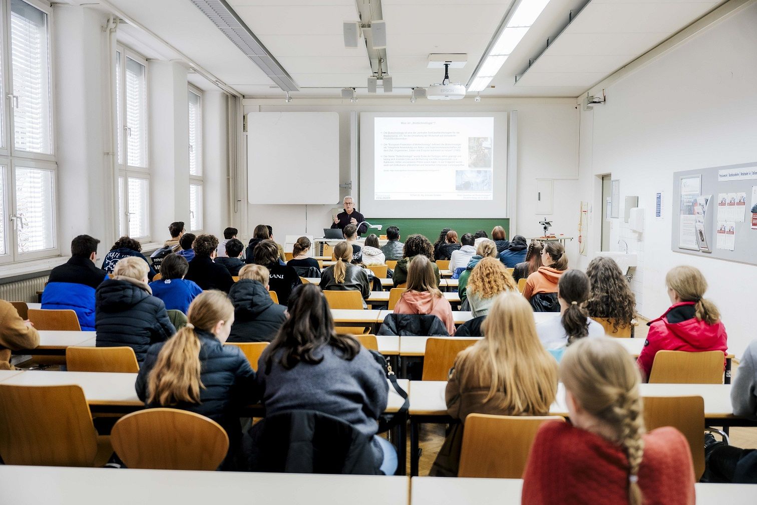 Schnuppervorlesung beim Studieninfotag der Hochschule Esslingen